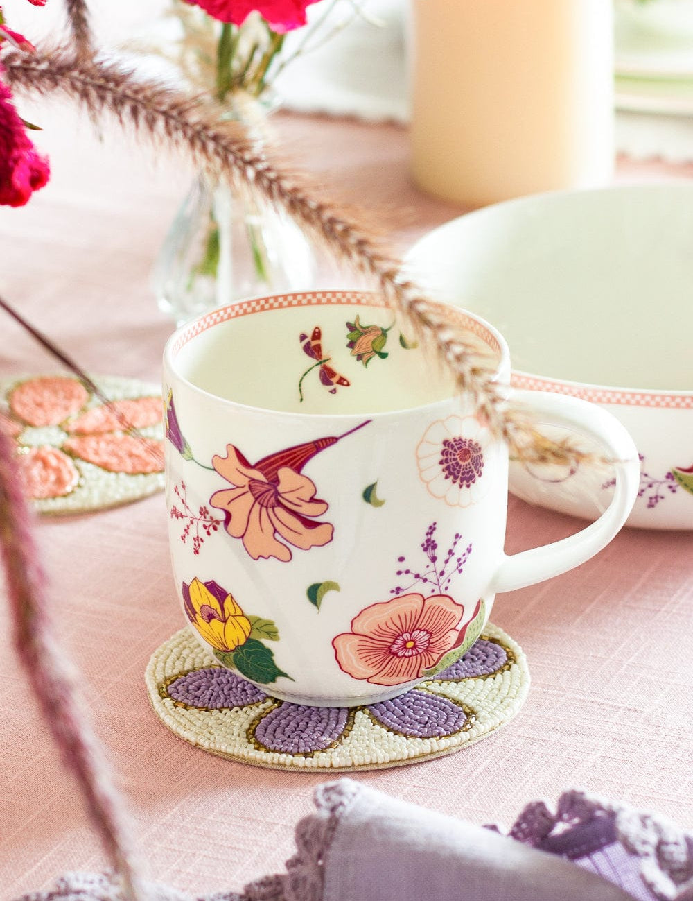 Garden of Eden Fine China Ceramic Mug