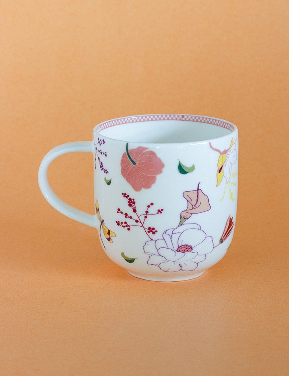 Garden of Eden Fine China Ceramic Mug