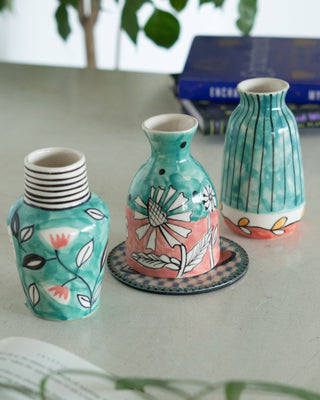 Garden Palette Mini Vases - Set of 3
