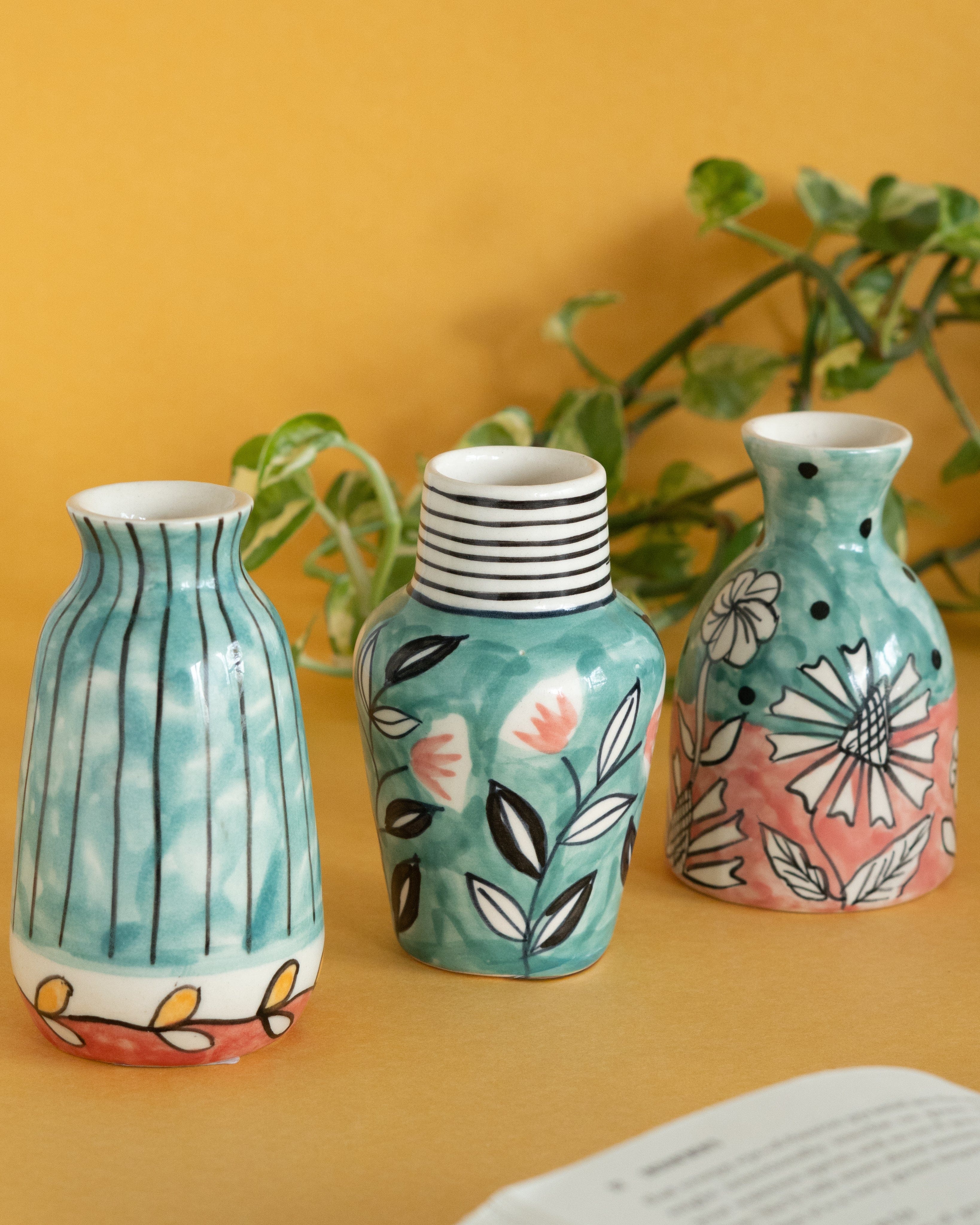 Garden Palette Mini Vases - Set of 3 | The Wishing Chair