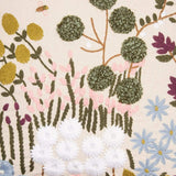 Gardenia Embroidered Cushion Cover