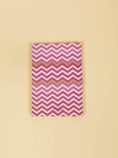 Gold Foiling Pocket Notebook -chevron