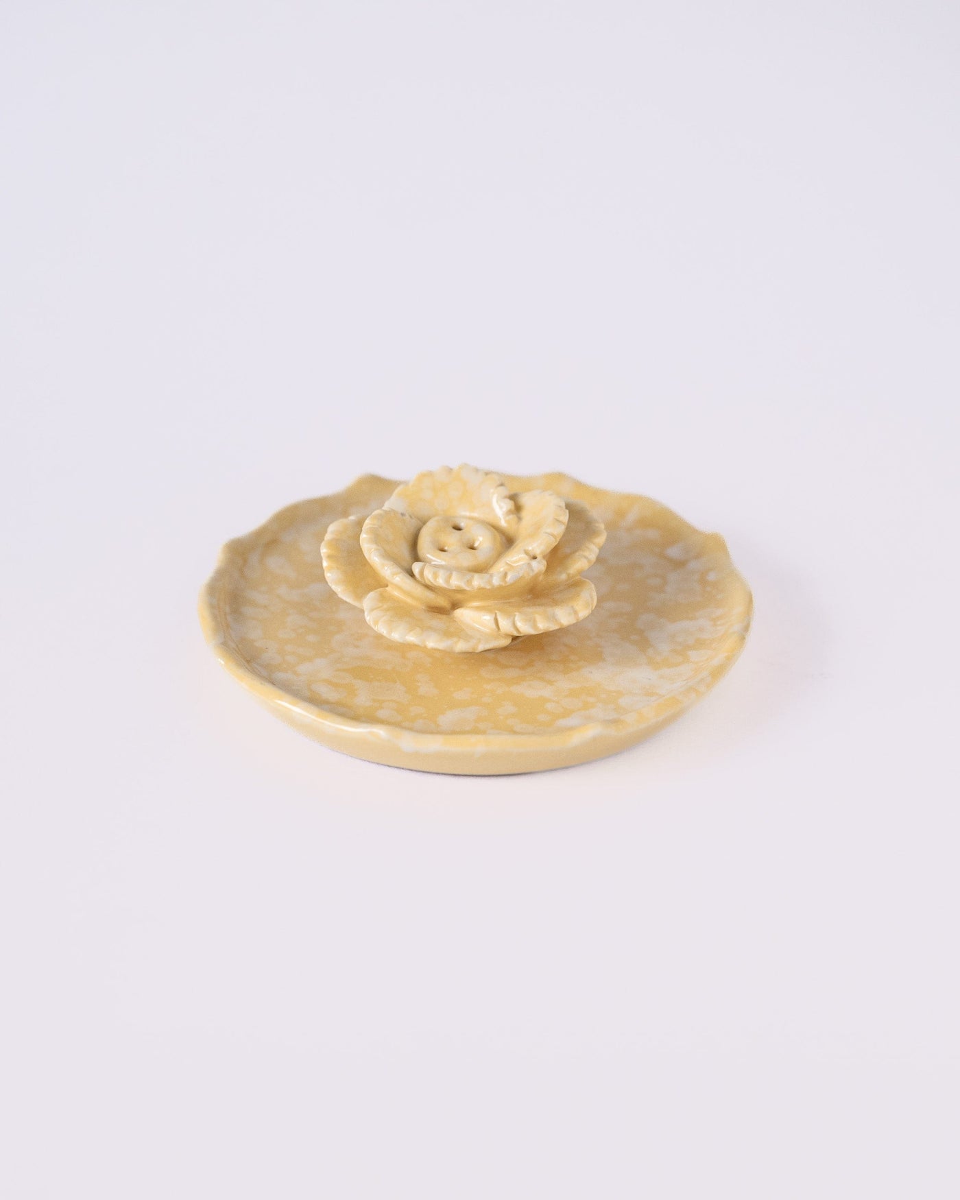 Golden Harvest Ceramic Incense Holder
