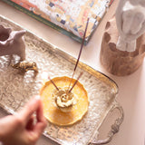 Golden Harvest Ceramic Incense Holder