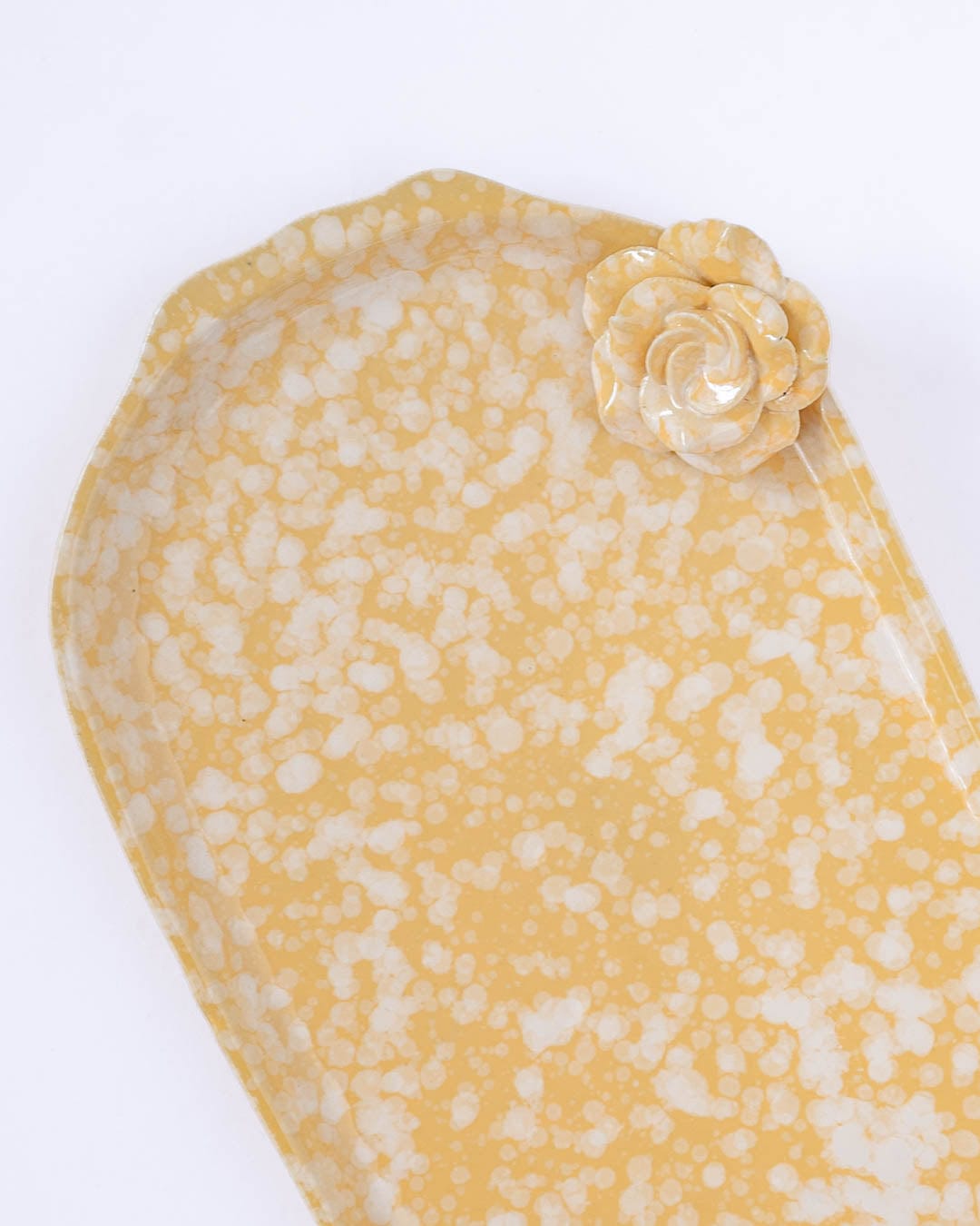 Golden Harvest Handpainted Ceramic Oval Platter