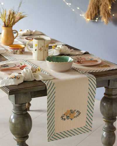 Golden Harvest Table Linen Collection - Set of 9