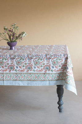 Golden Zinias Table Cloth - 6 seater