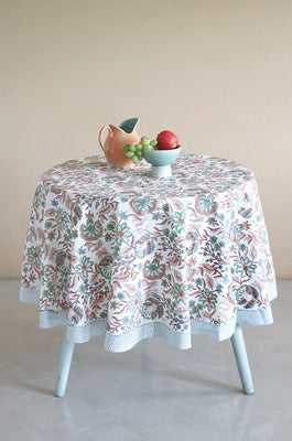 Golden Zinias Table Cloth - Round