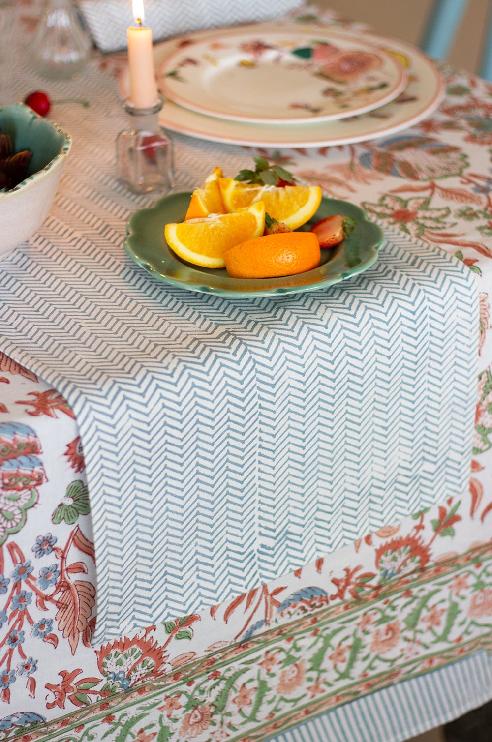 Golden Zinias Table Runner