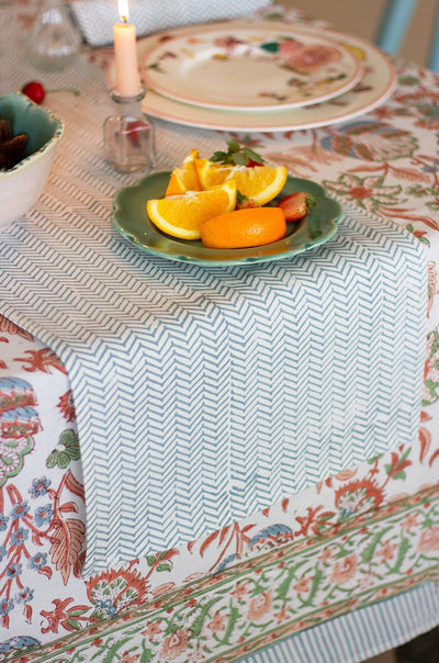 Golden Zinias Table Runner