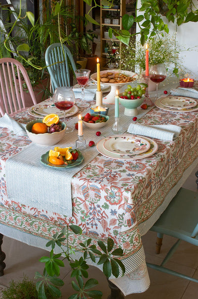 Golden Zinias Table Runner