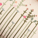 Grass Is Green Embroidered Cushion Cover