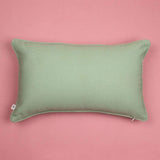 Grass Is Green Embroidered Cushion Cover