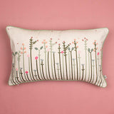 Grass Is Green Embroidered Cushion Cover