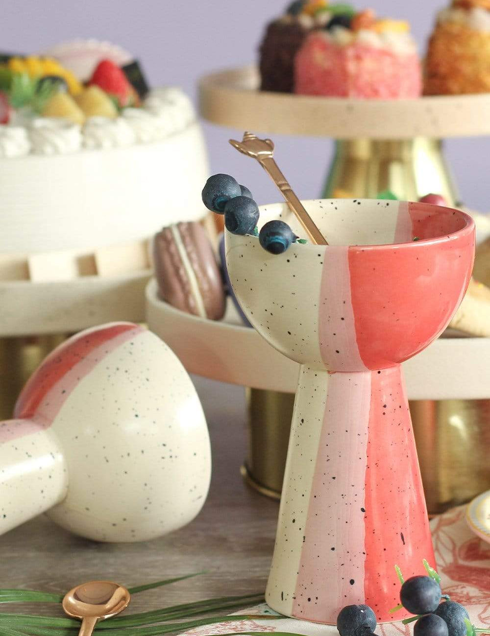 Half & Half Gelato Ice Cream Cups - Set of 2