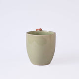 Handcrafted Petals Ceramic Mugs - Set of 2