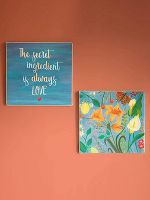 Handpainted Lilies Wall Art - Set Of 2