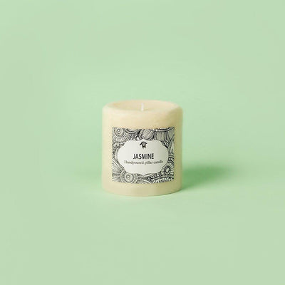 Handpoured Pillar Candle- Jasmine