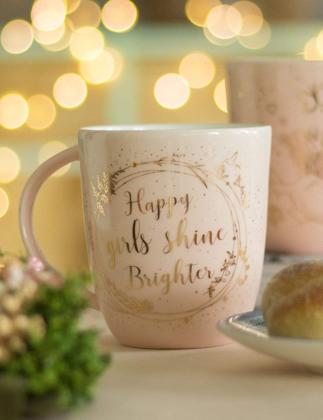 Happy Girls Shine Brighter Mug