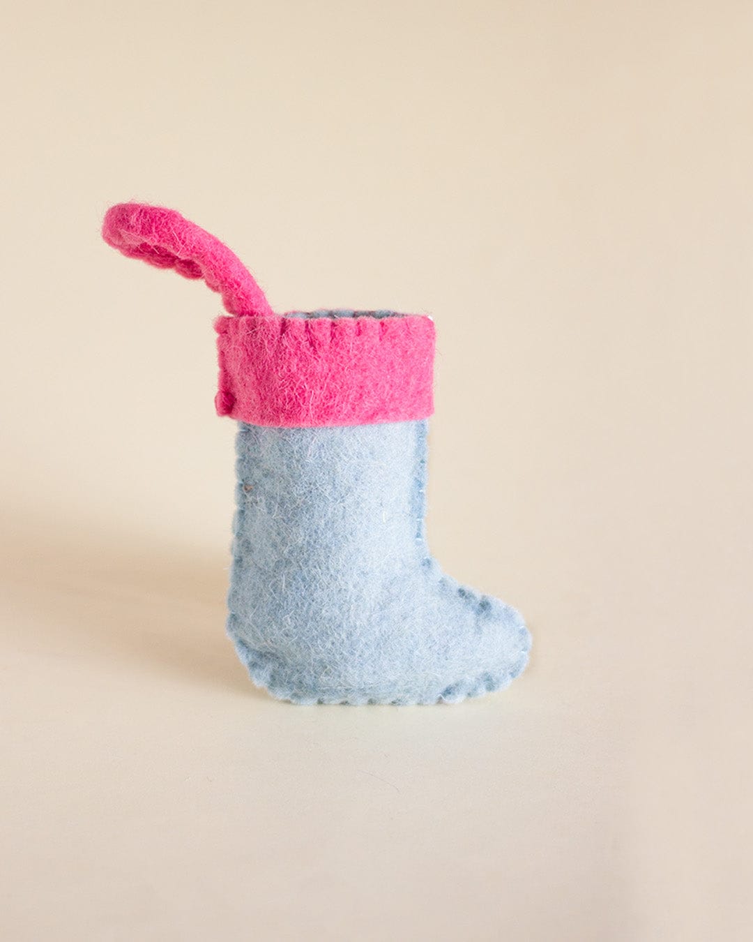 Happy Home Felt Stocking Xmas Ornament