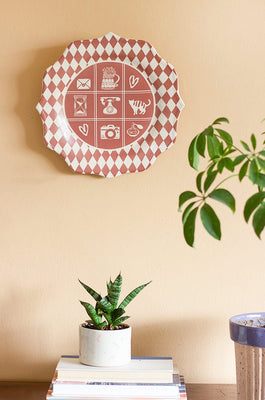 Harlequin & Curiosities Ceramic Wall Plate