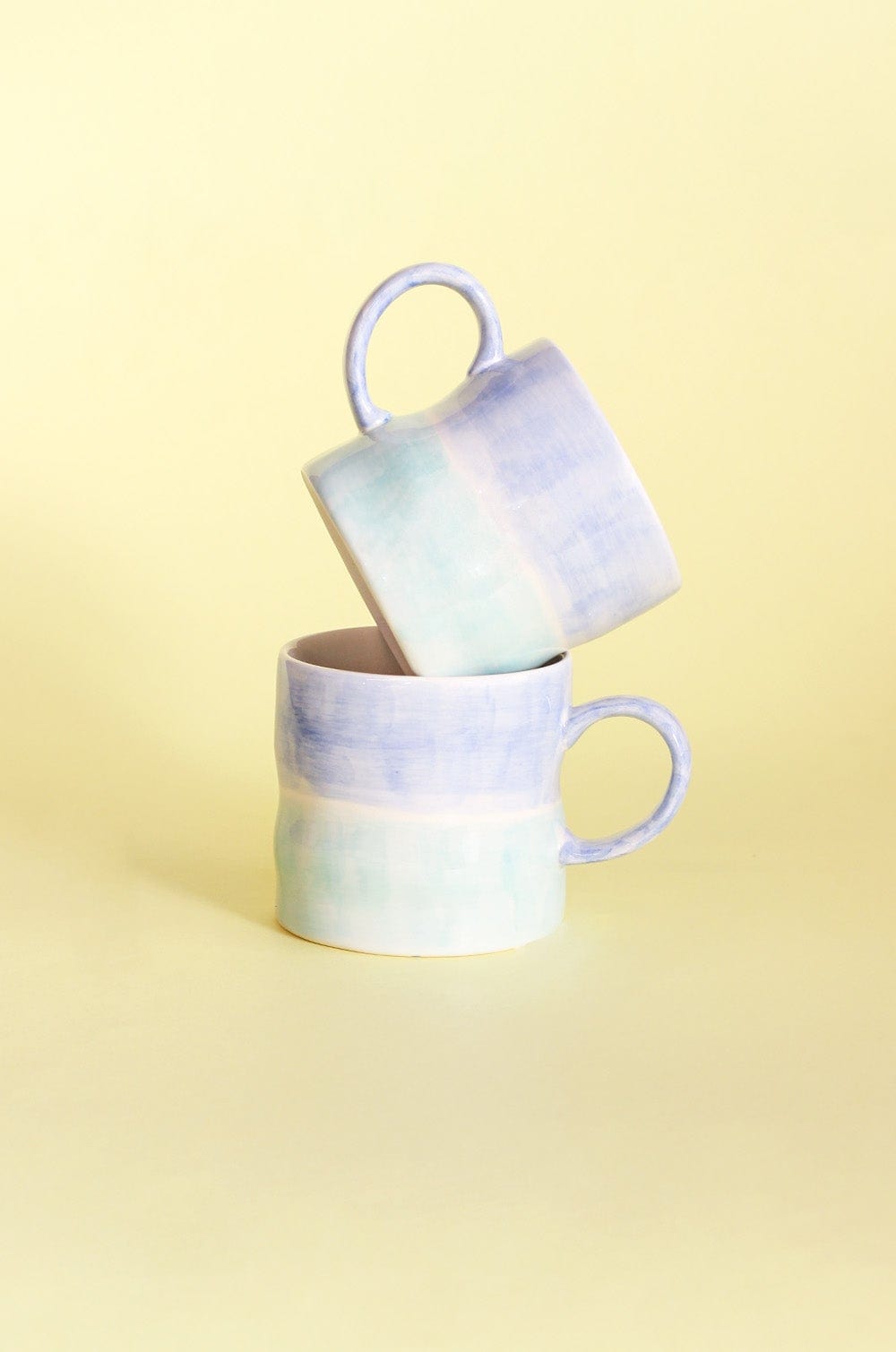 Havelock Handpainted Ceramic Mugs - Set of 2