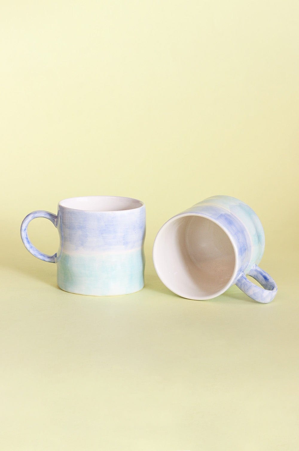 Havelock Handpainted Ceramic Mugs - Set of 2