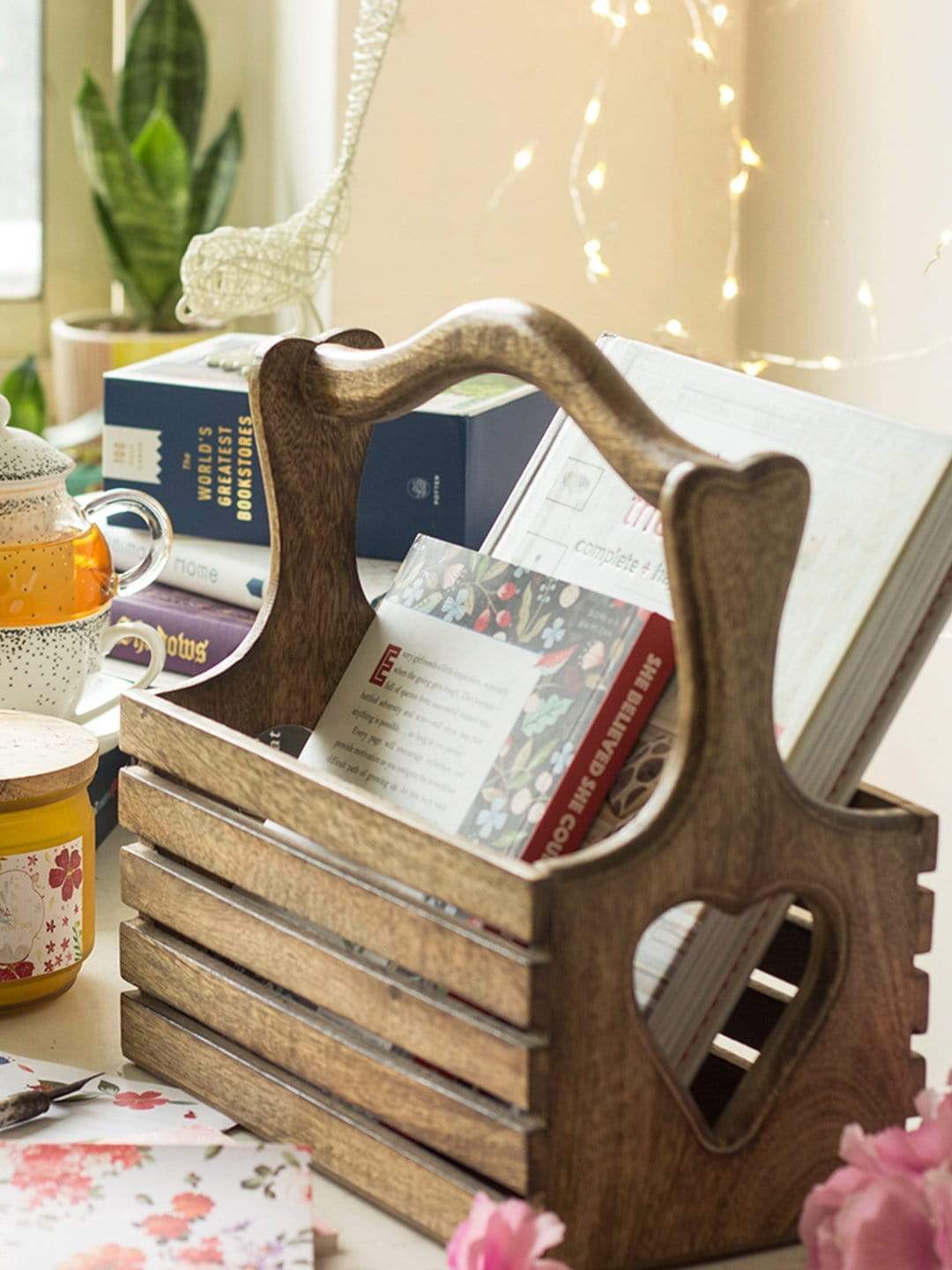 Heart Handle Basket