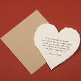 Heart Shaped Card - Mark Twain