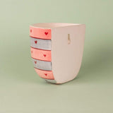 Hearts & Stripes Wall Planter