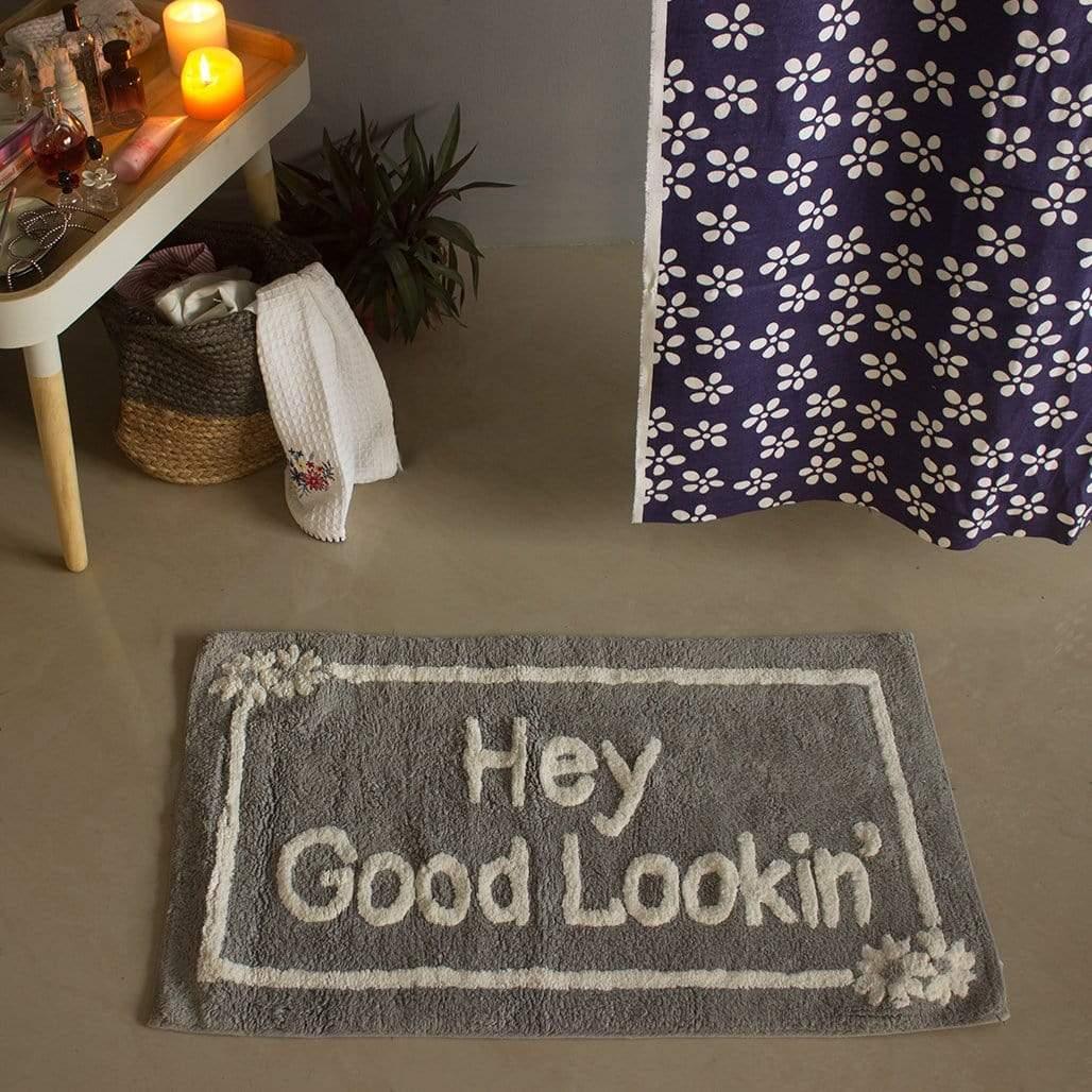 Hey Good Looking Bathmat