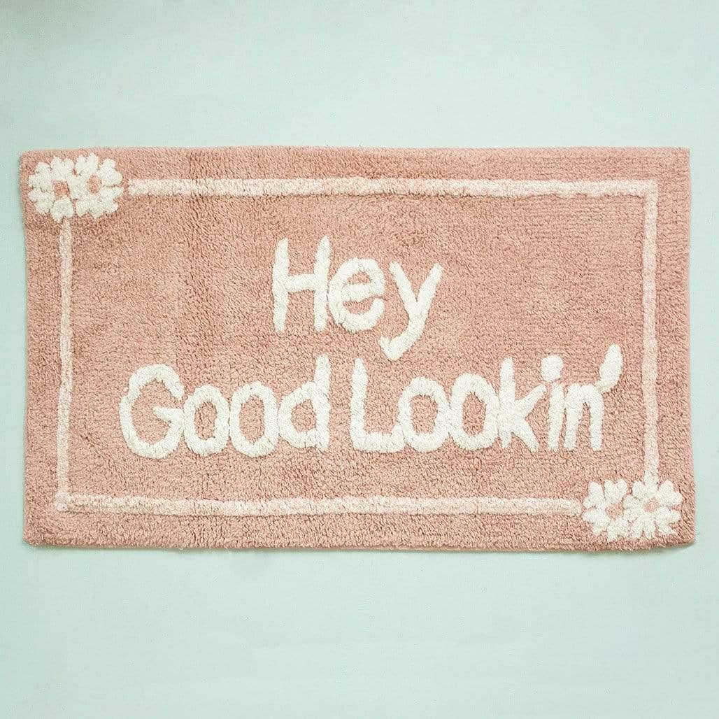 Hey Good Looking Bathmat