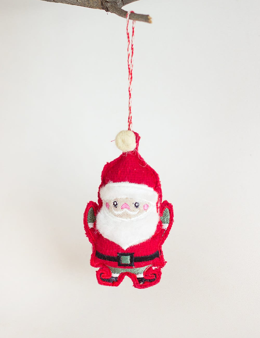 Hey Santa Christmas Ornament