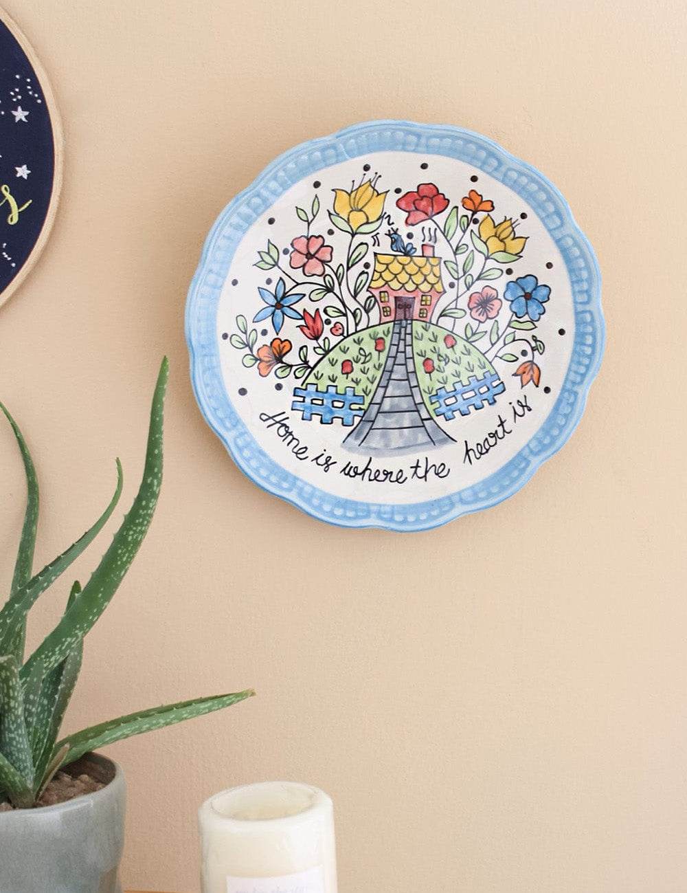 Home Is Where Heart Is Wall Plate