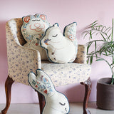 Honey Bunny Shaped Cushion with filling