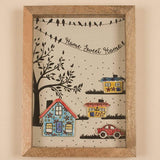 House & Cars Shadow Box