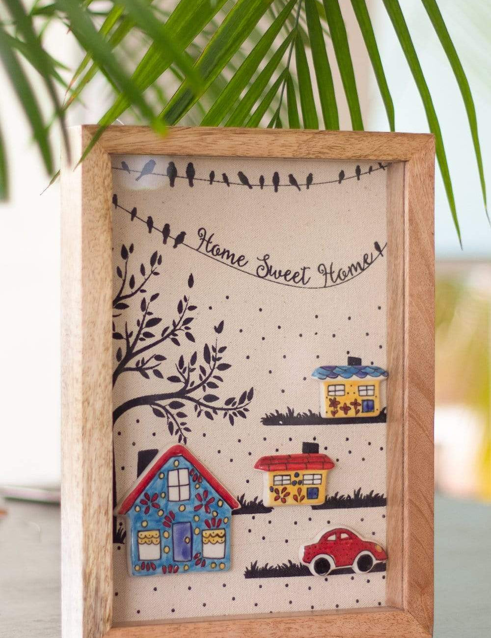 House & Cars Shadow Box