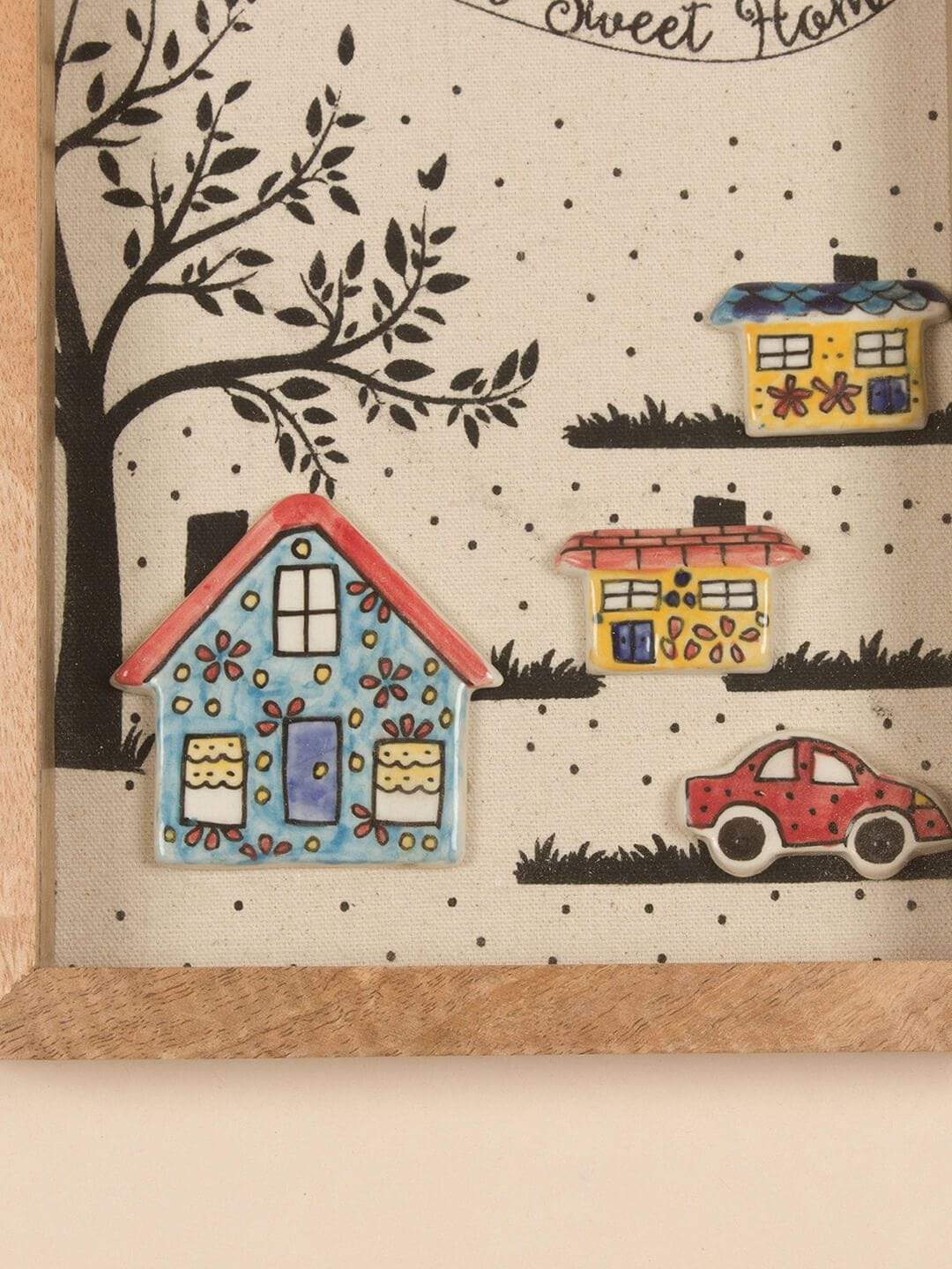 House & Cars Shadow Box