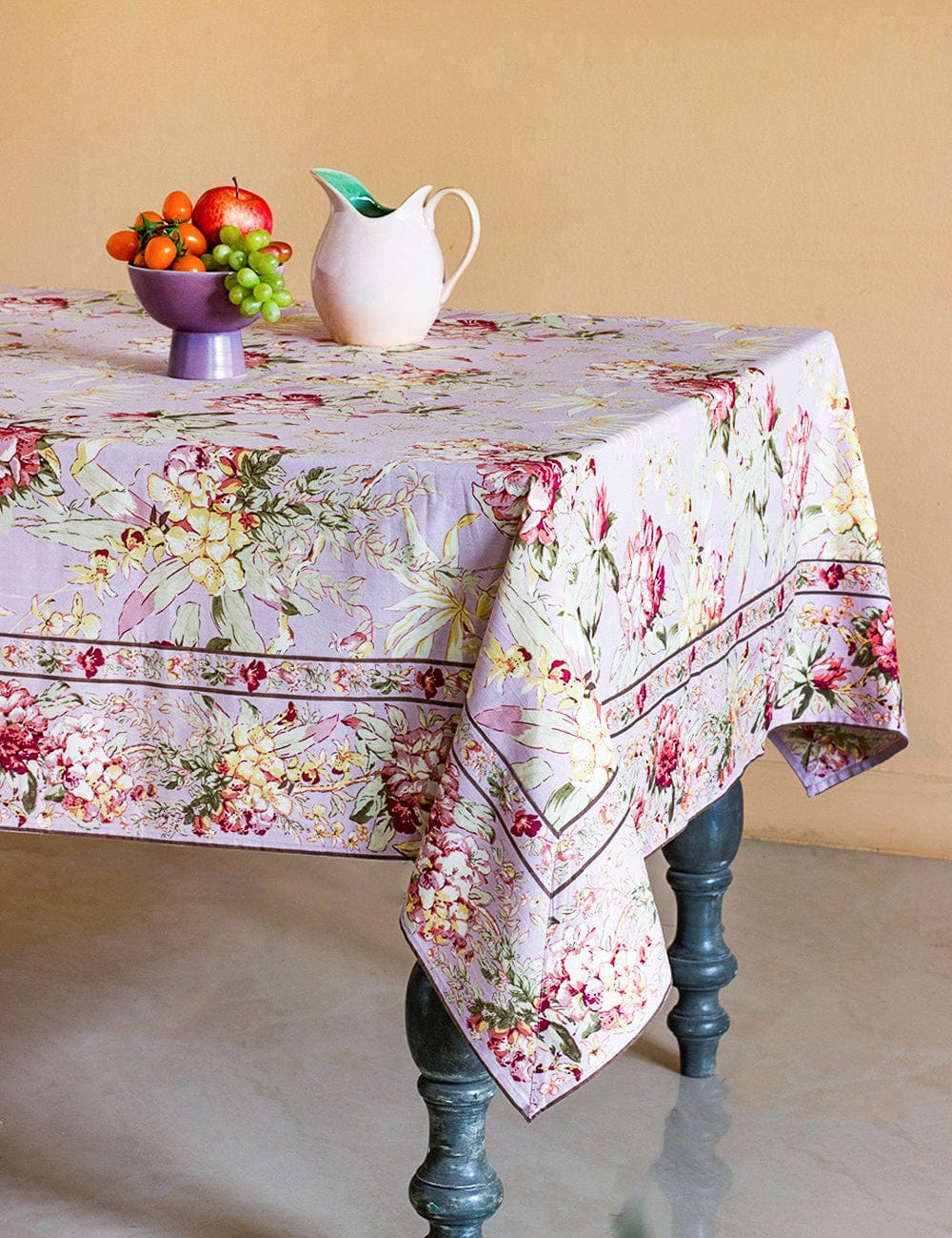 Hydrangea Amethyst Breakfast Cloth-4 Seater