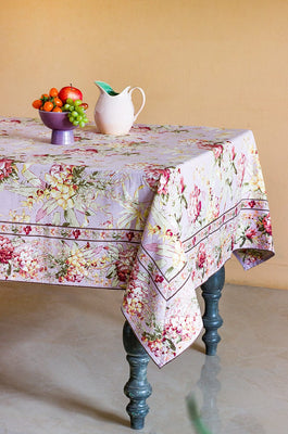 Hydrangea Amethyst Breakfast Cloth-4 Seater