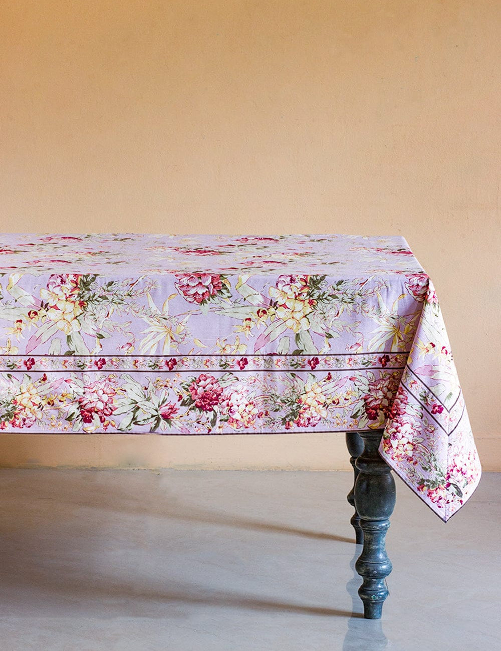 Hydrangea Amethyst Dining Cloth-6 Seater