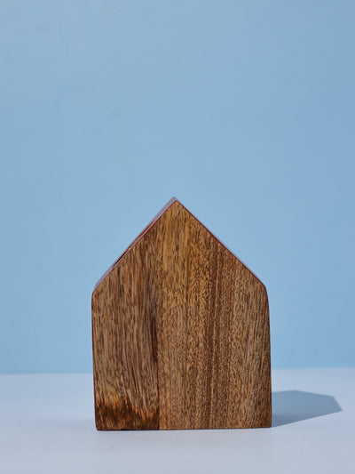Hygge Hut Handpainted Wooden Bud Vase