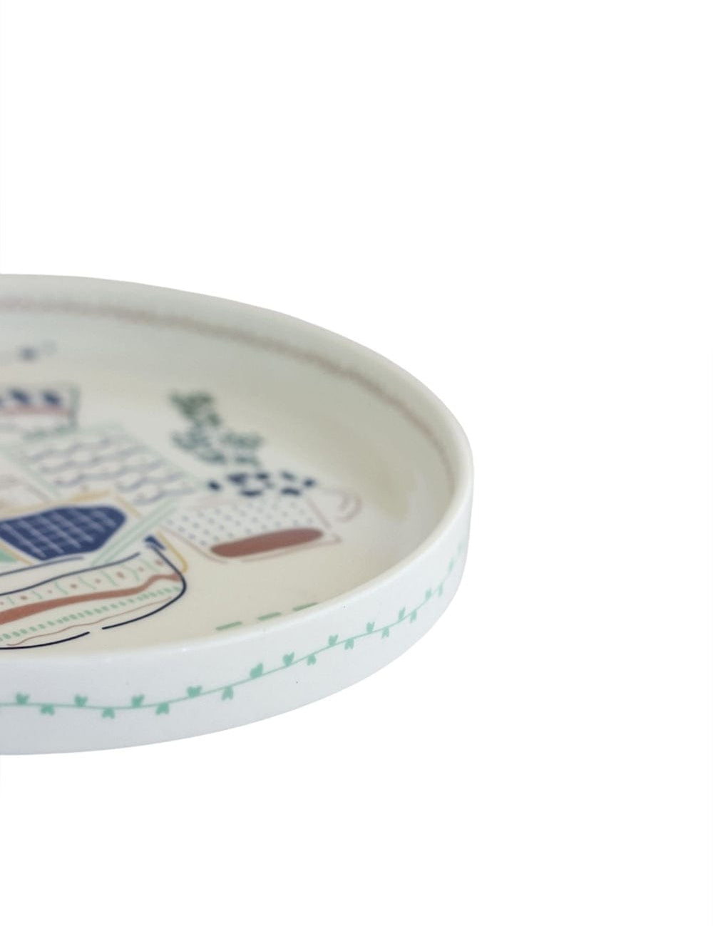 Illustration Series Wall Plate- Ceramics