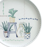 Illustration Series Wall Plate- Planters