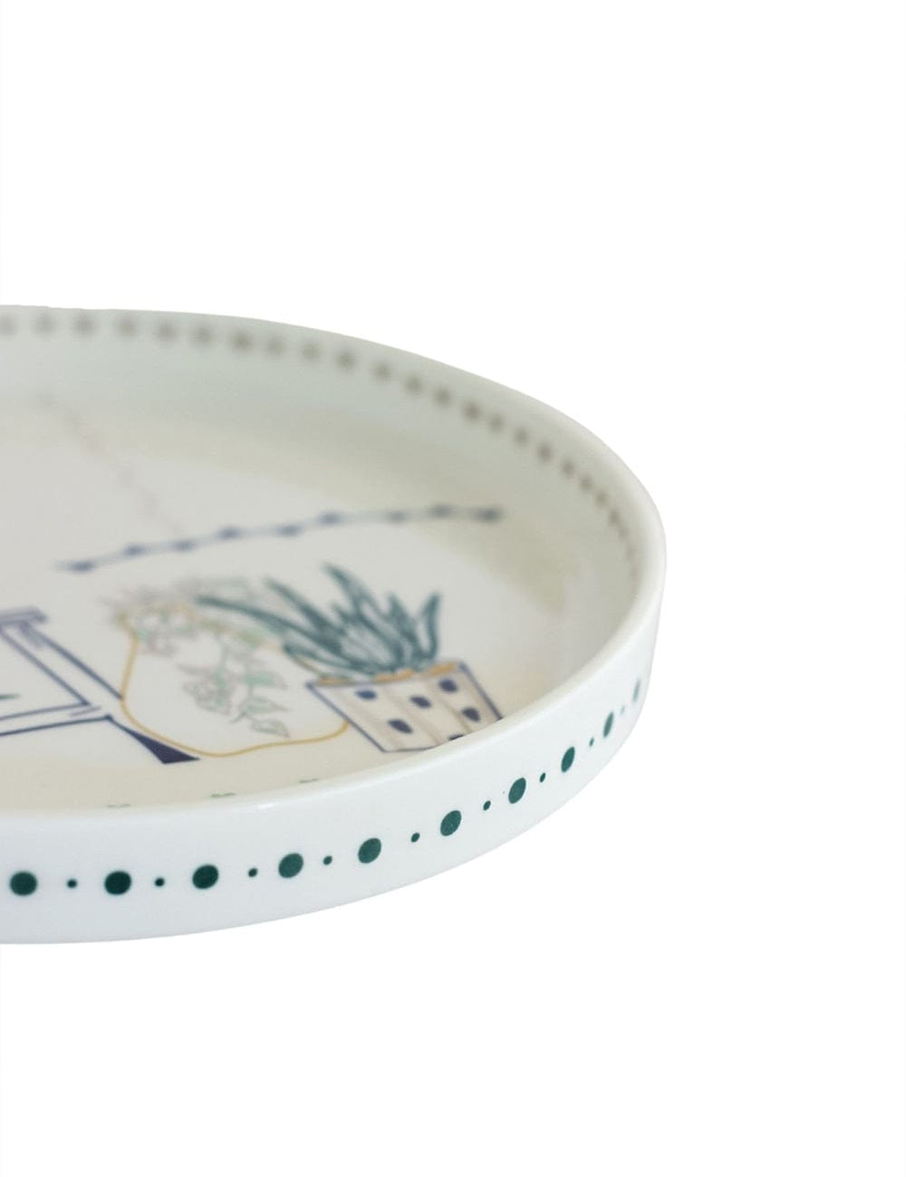 Illustration Series Wall Plate- Planters