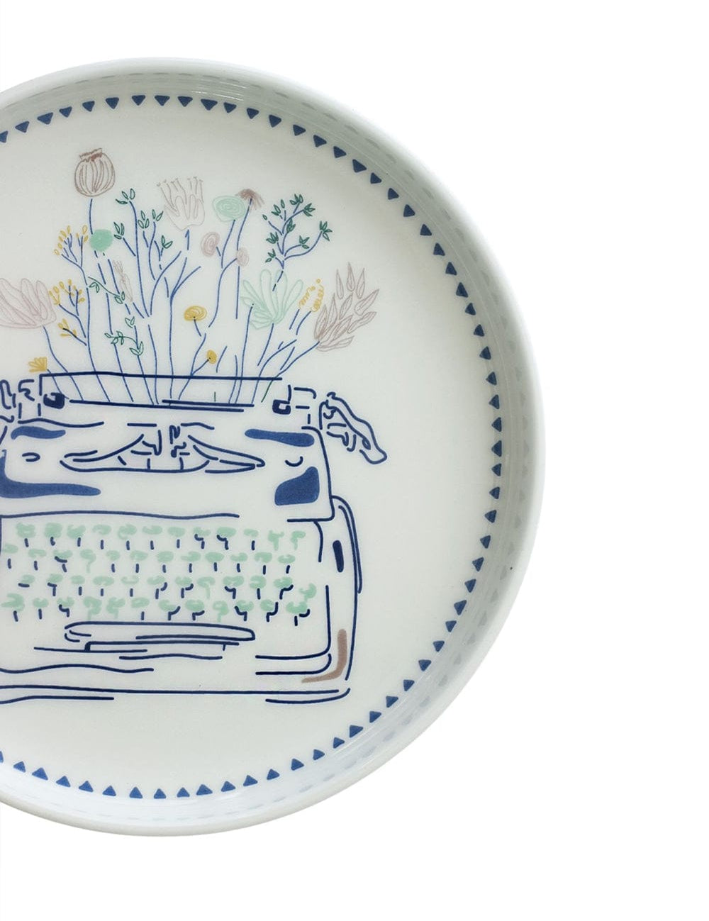 Illustration Series Wall Plate - Typewriter