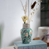 Ipsa Handpainted Ceramic Mini Vase