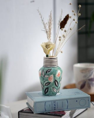 Ipsa Handpainted Ceramic Mini Vase