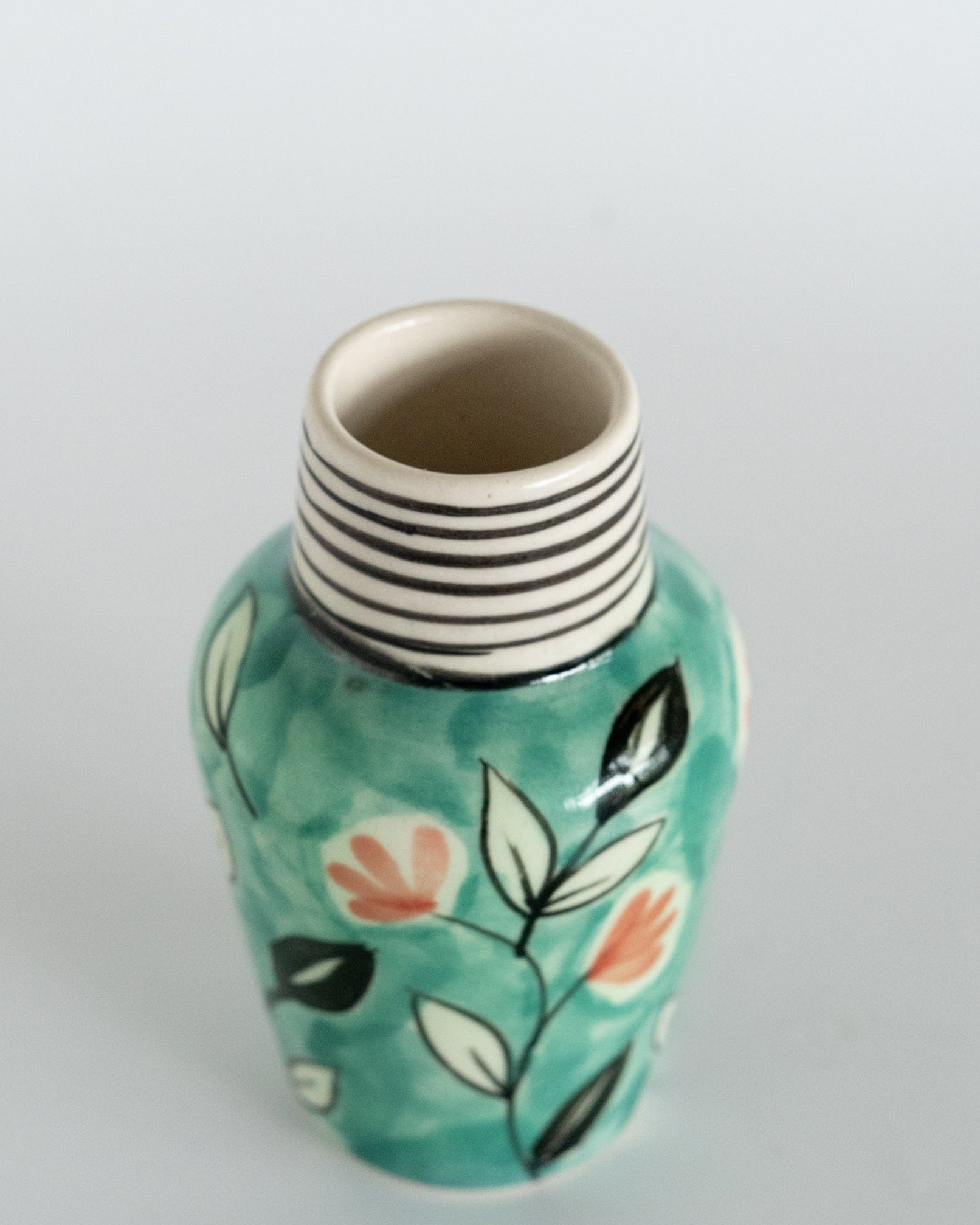 Ipsa Handpainted Ceramic Mini Vase