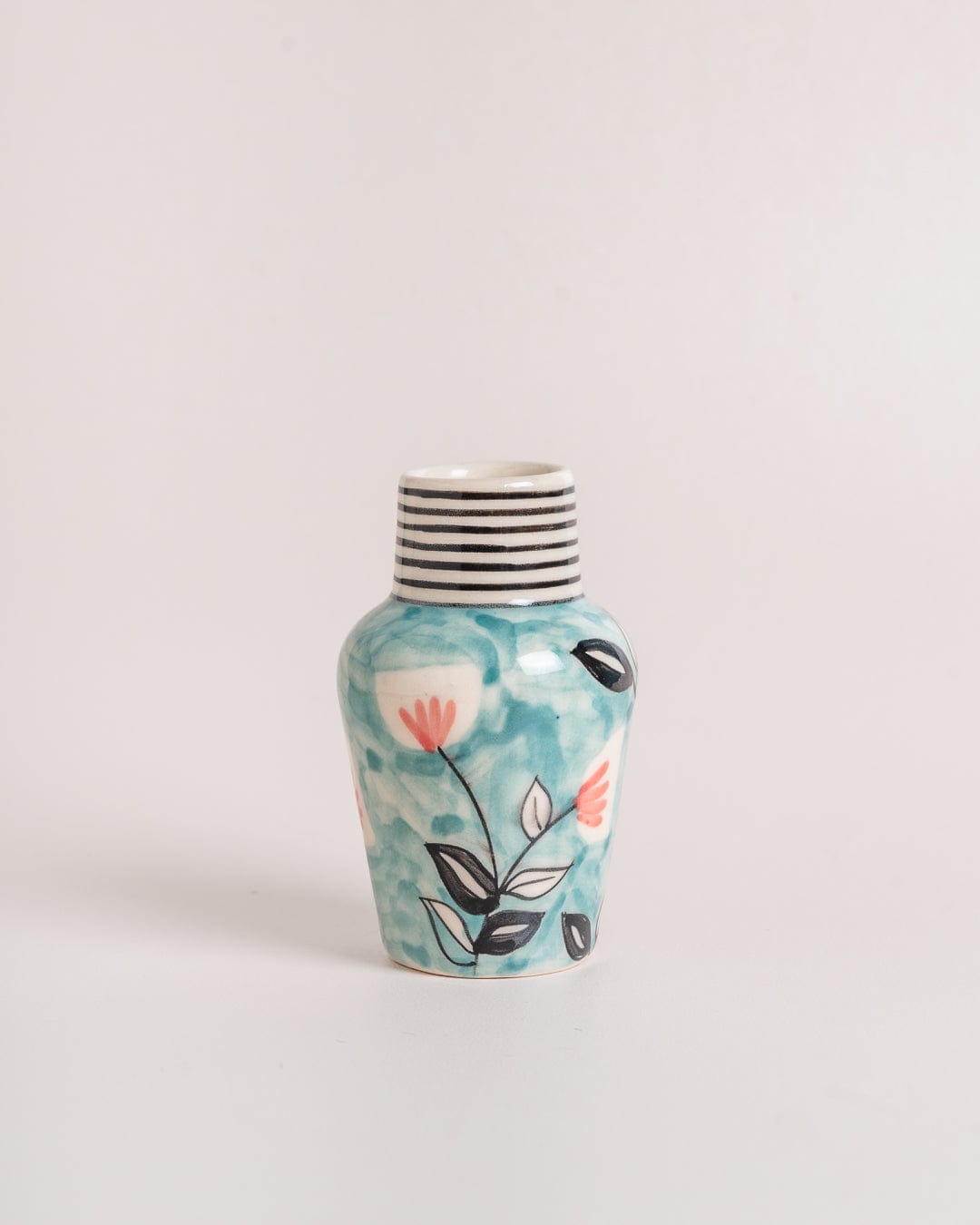 Ipsa Handpainted Ceramic Mini Vase